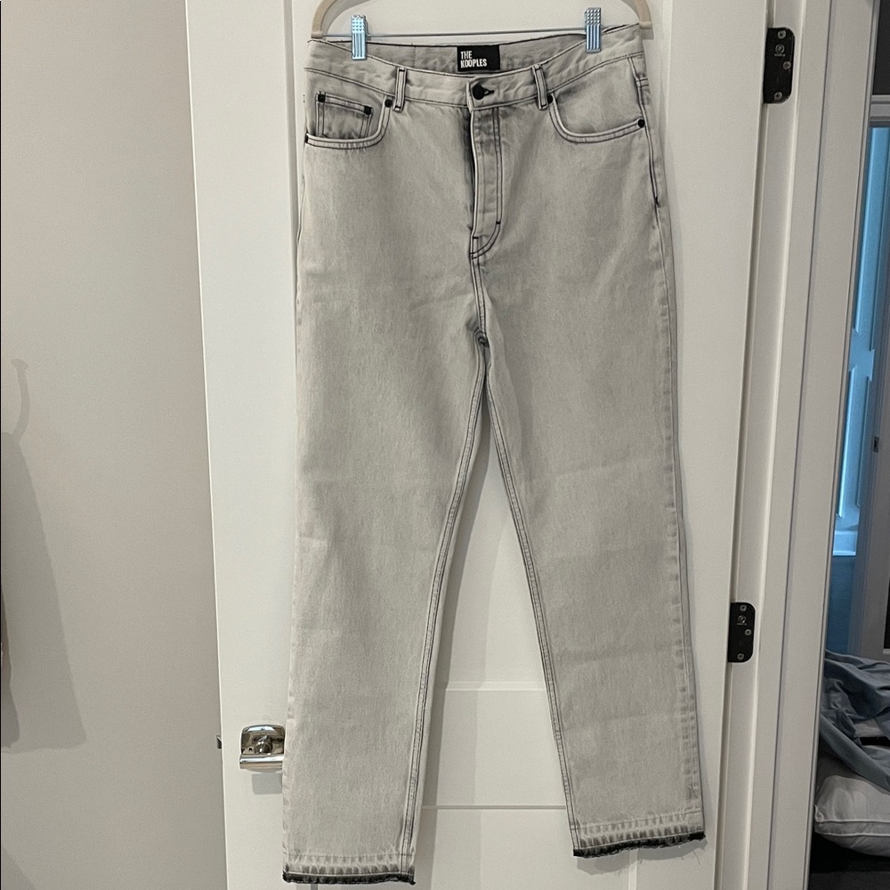 NWT Kooples unisex faded jeans. Size 31. On trend.